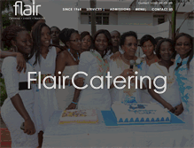 Tablet Screenshot of flaircateringservices.com